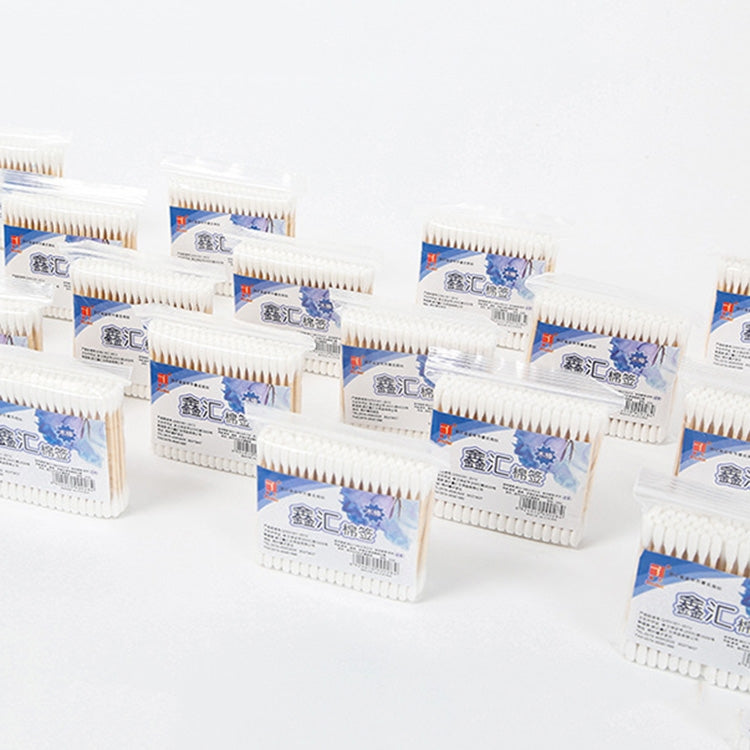 10 Packs Double Heads Cleaning Makeup Daily Care Cotton Swabs