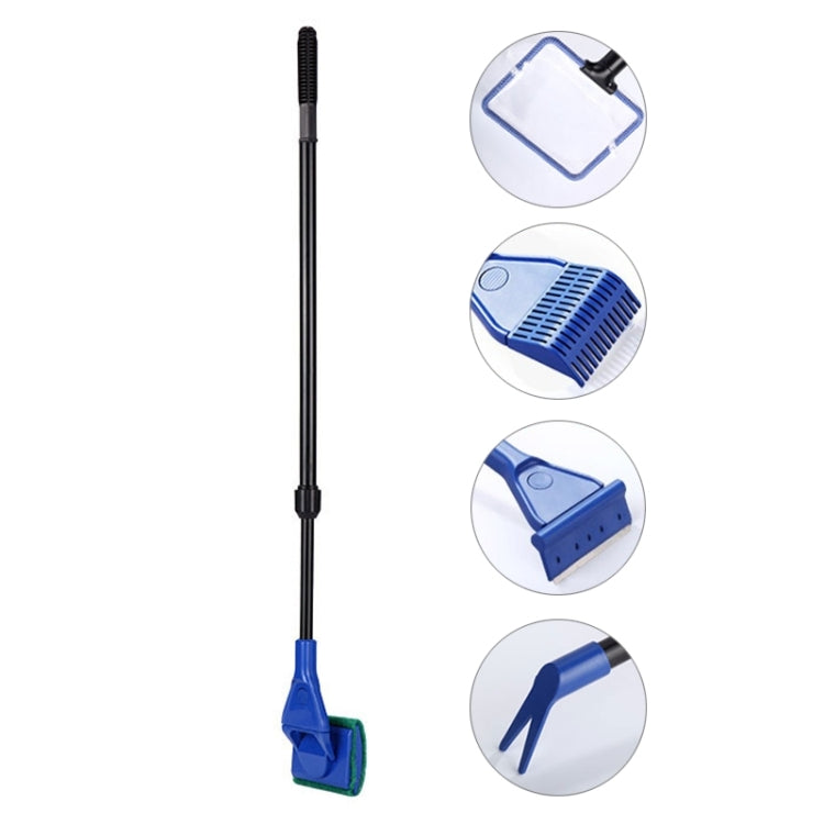 5 in 1 Multi-functional 54-80cm Adjustable Fish Tank Cleaning Tool Set