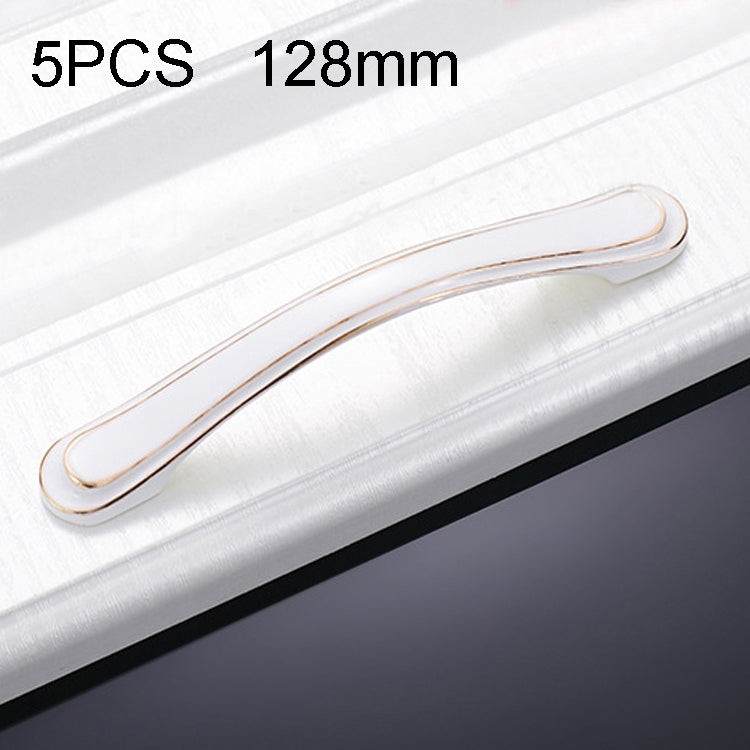 5 PCS 6612-128 Cabinet Wardrobe Drawer Zinc Alloy Handle