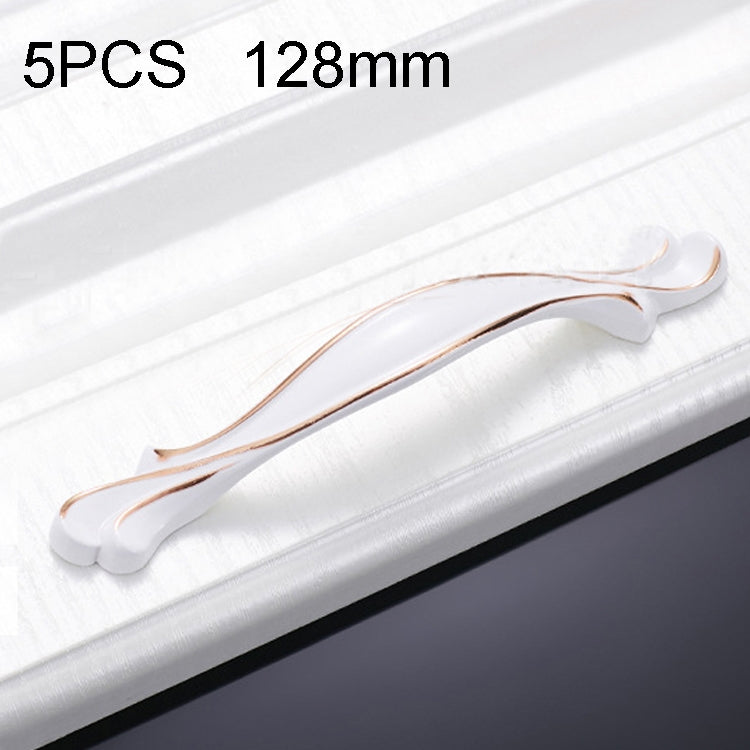 5 PCS 6587-128 Cabinet Wardrobe Drawer Zinc Alloy Handle