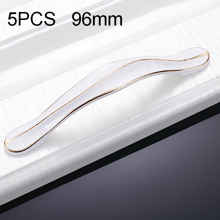 5 PCS 6596-96 Cabinet Wardrobe Drawer Zinc Alloy Handle