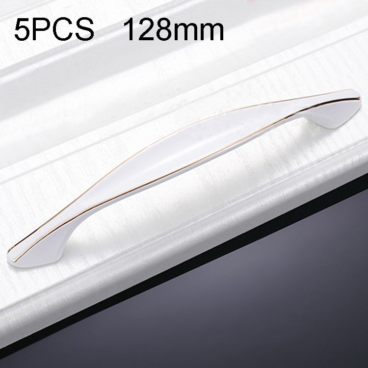 5 PCS 6597-128 Cabinet Wardrobe Drawer Zinc Alloy Handle