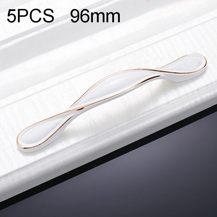 5 PCS 6582-96 Cabinet Wardrobe Drawer Zinc Alloy Handle
