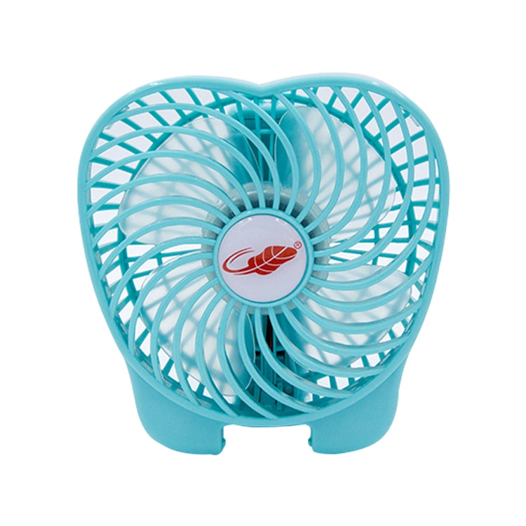 GONGTIAN F9 Portable Foldable Handheld USB Rechargeable Fans, Three Ranges Speed Wind Adjustment, Size: 21.5cm x 11.3cm x 3.7cm(Blue)