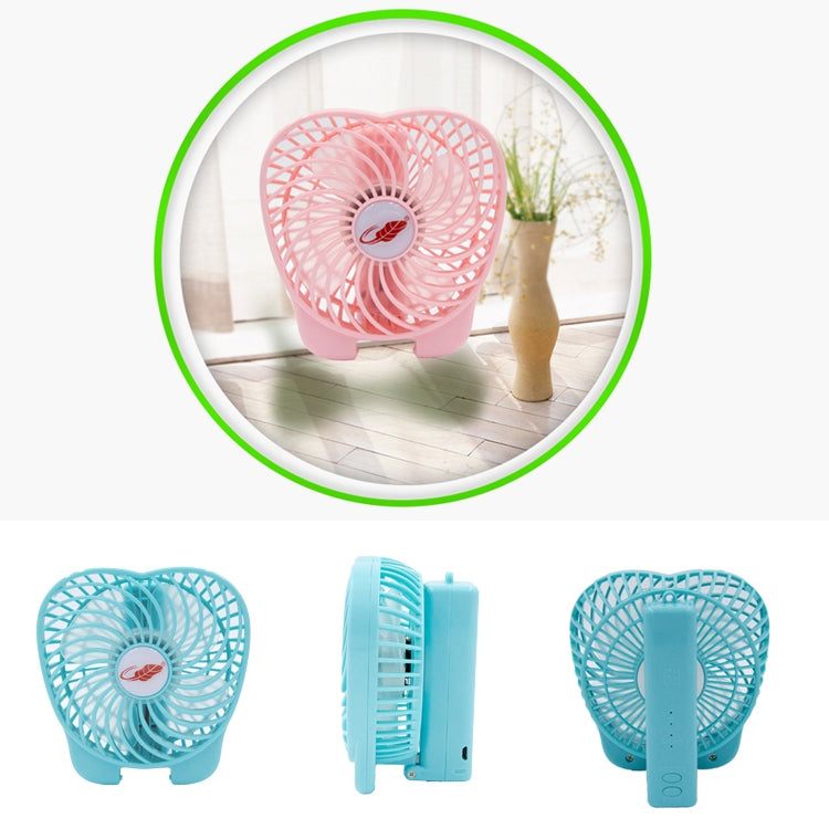 GONGTIAN F9 Portable Foldable Handheld USB Rechargeable Fans, Three Ranges Speed Wind Adjustment, Size: 21.5cm x 11.3cm x 3.7cm(Blue)