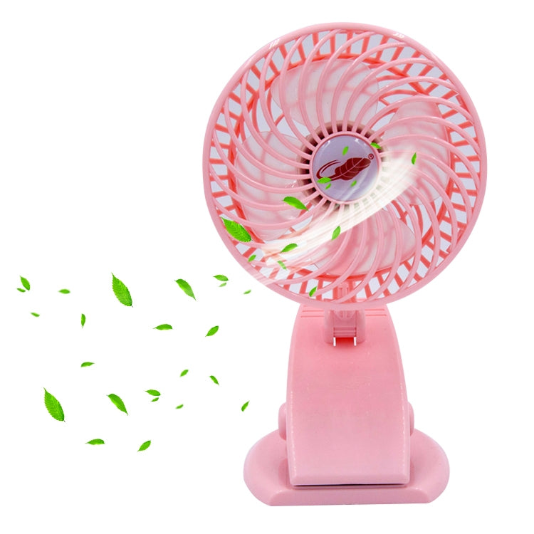 GONGTIAN F10 Portable 2 in 1 Desktop Handheld USB Rechargeable Fans with Cip Holder, Three Ranges Speed Wind Adjustment, Size: 18.7cm x 11.7cm x 12cm