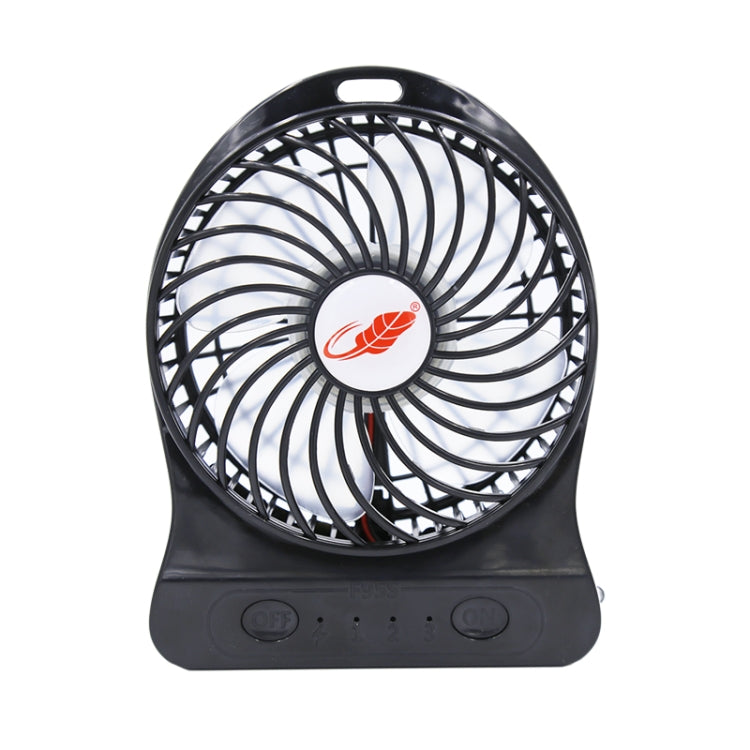 GONGTIAN F95S Storm Series Portable USB Rechargeable Fans, Three Ranges Speed Wind Adjustment + One Range LED Light Adjustment, Size: 14cm x 10.6cm x 4.2cm