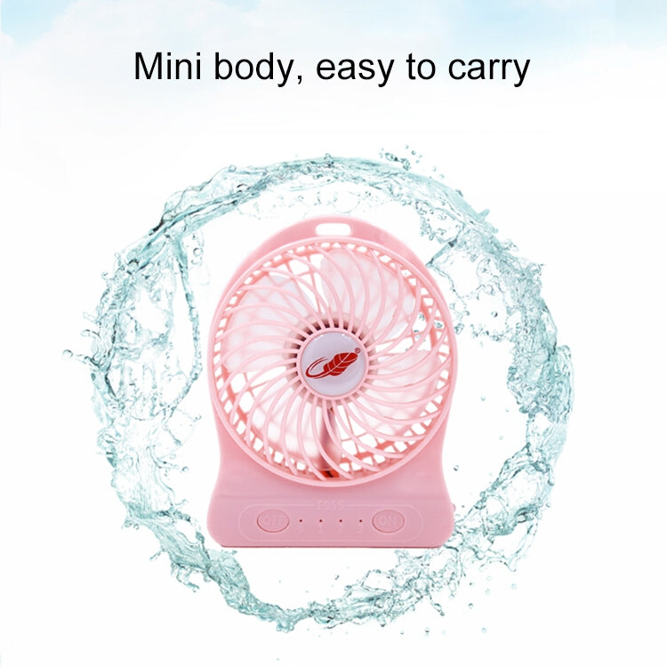 GONGTIAN F95S Storm Series Portable USB Rechargeable Fans, Three Ranges Speed Wind Adjustment + One Range LED Light Adjustment, Size: 14cm x 10.6cm x 4.2cm