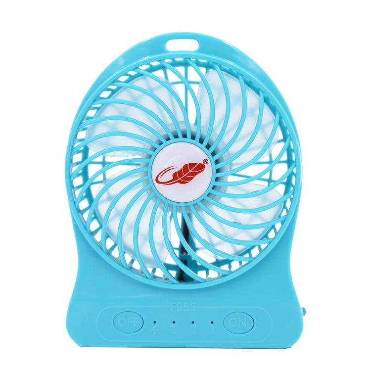 GONGTIAN F95S Storm Series Portable USB Rechargeable Fans, Three Ranges Speed Wind Adjustment + One Range LED Light Adjustment, Size: 14cm x 10.6cm x 4.2cm