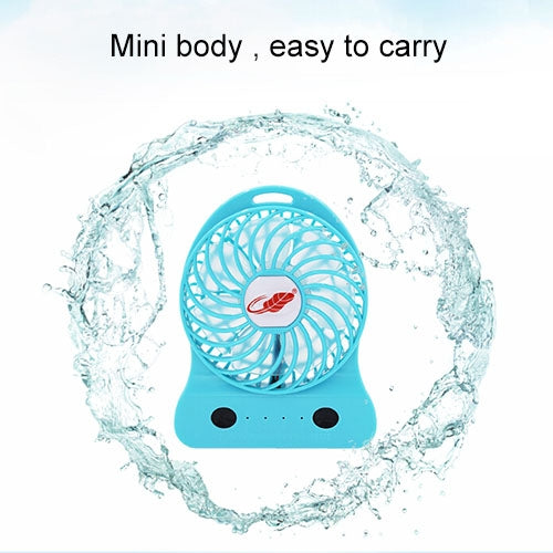 GONGTIAN F928S Portable USB Rechargeable Fans, Three Ranges Speed Wind Adjustment + One Range LED Light Adjustment, Size: 12.3cm x 9.6cm x 3.5cm