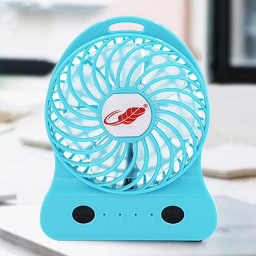 GONGTIAN F928S Portable USB Rechargeable Fans, Three Ranges Speed Wind Adjustment + One Range LED Light Adjustment, Size: 12.3cm x 9.6cm x 3.5cm
