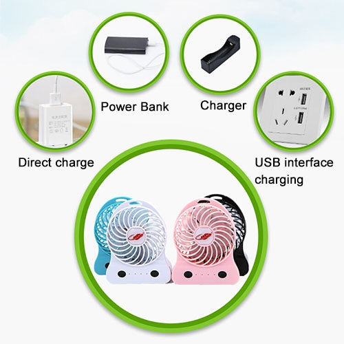 GONGTIAN F928S Portable USB Rechargeable Fans, Three Ranges Speed Wind Adjustment + One Range LED Light Adjustment, Size: 12.3cm x 9.6cm x 3.5cm
