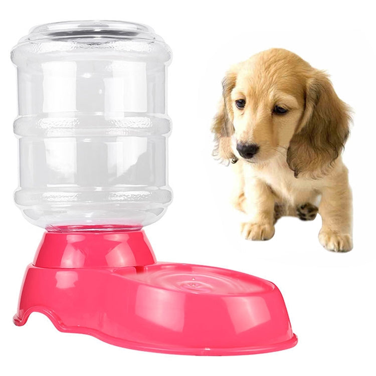 3.5L Pet Gravity Waterer Dogs Cats Plastic Self-Dispensing Gravity Pet Feeder