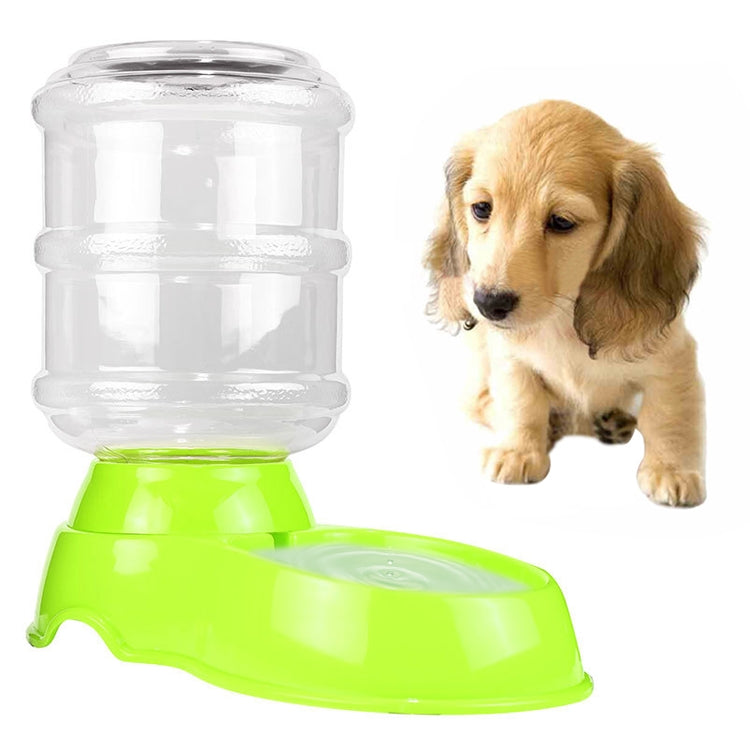 3.5L Pet Gravity Waterer Dogs Cats Plastic Self-Dispensing Gravity Pet Feeder