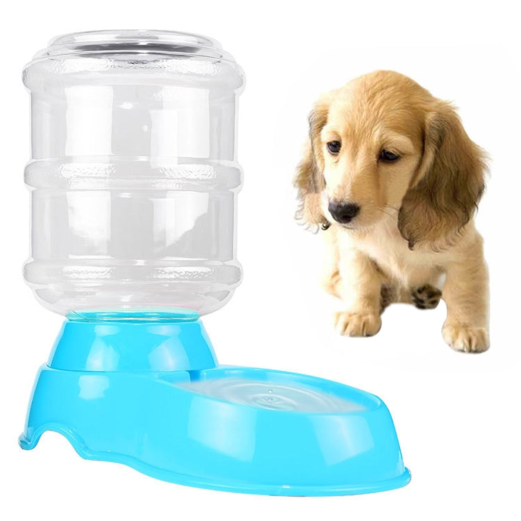 3.5L Pet Gravity Waterer Dogs Cats Plastic Self-Dispensing Gravity Pet Feeder