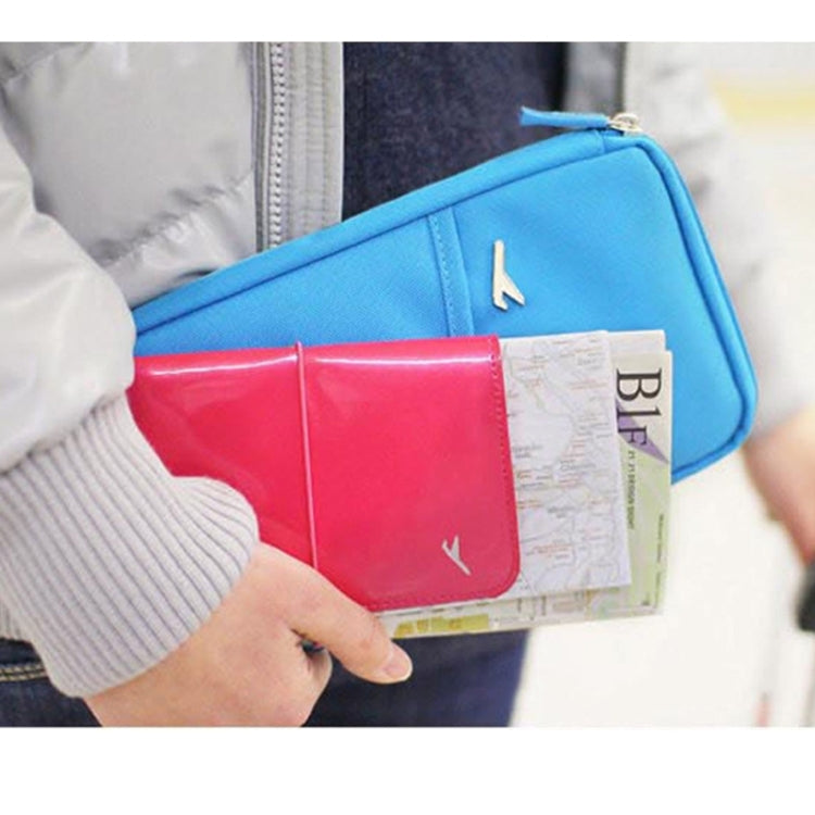 Multi-function Passport Travel Wallet Certificates Ticket Case with Card Slots & Wallet