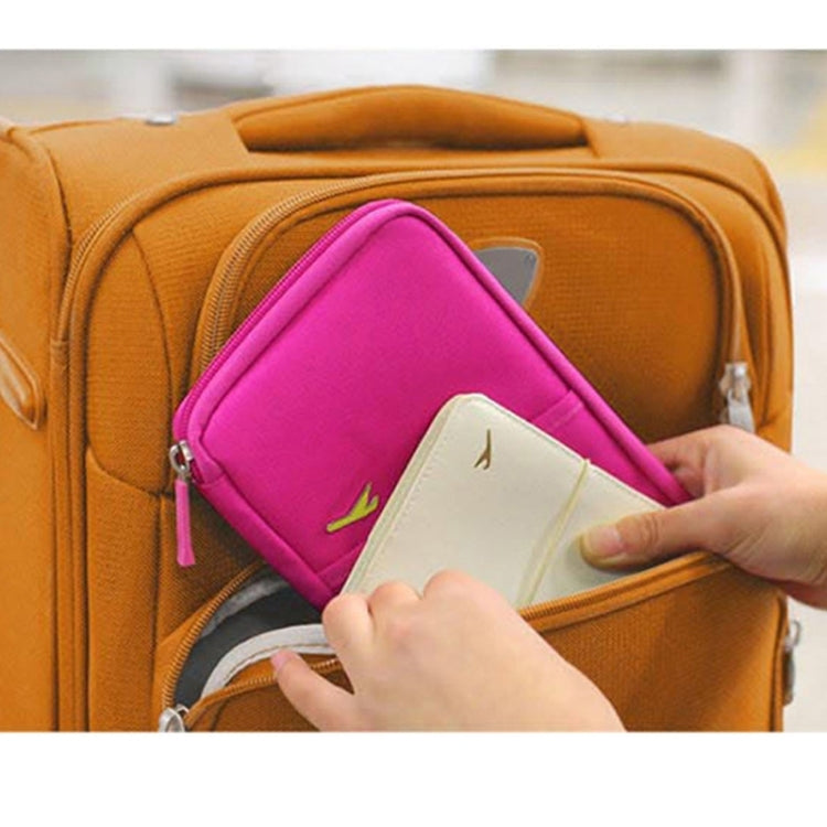 Multi-function Passport Travel Wallet Certificates Ticket Case with Card Slots & Wallet