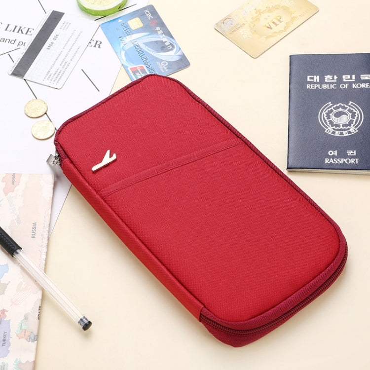 Multi-function Passport Travel Wallet Certificates Ticket Case with Card Slots & Wallet