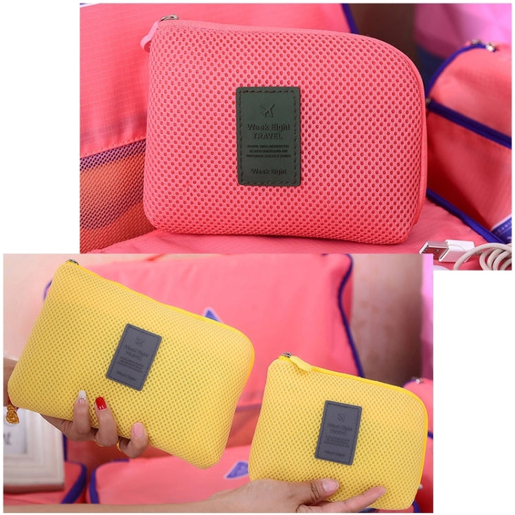 Shockproof Portable Digital Storage Pocket Travel Cosmetic Organizer Bag, Size: 12.5cm x 16cm x 3cm
