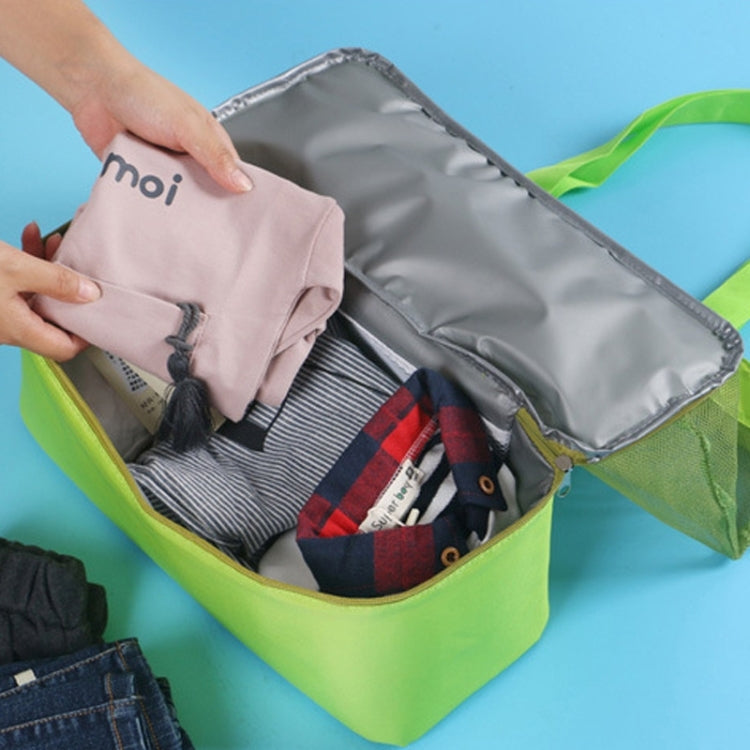 Portable Double Layer Mesh Sport Duffel Beach Picnic Shoulder Storage Bag Handbag