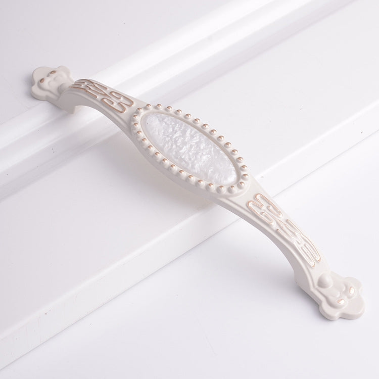 3 PCS 5009-128 Gold Silver Jade Cabinet Drawer Handle