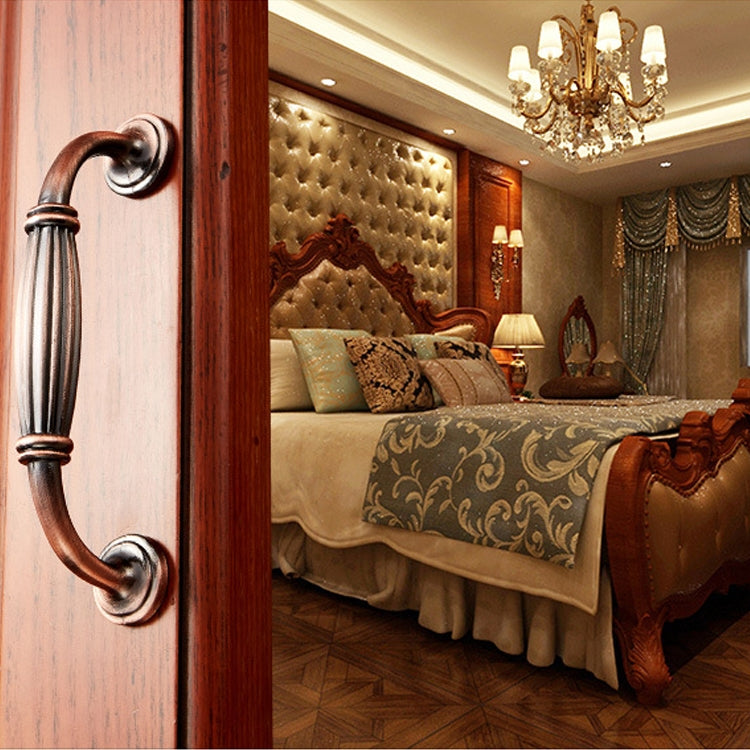 5 PCS 6064-128 Solid Wood Furniture Cabinet Handle Red Bronze Handles