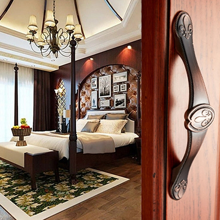 5 PCS 6034-96 Solid Wood Furniture Cabinet Handle Red Bronze Handles
