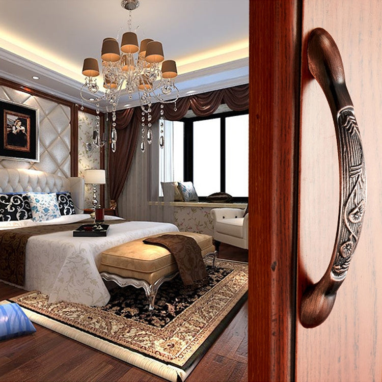 5 PCS 6036-96 Solid Wood Furniture Cabinet Handle Red Bronze Handles