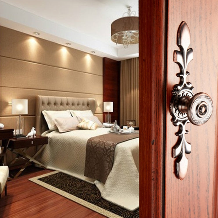 5 PCS 6037-Small Solid Wood Furniture Cabinet Handle Red Bronze Handles