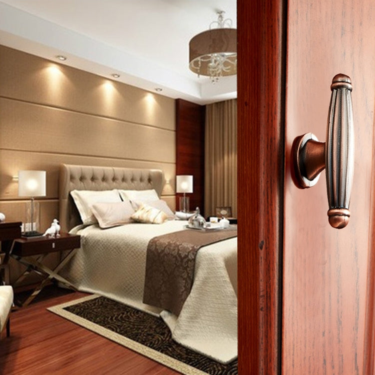 5 PCS 6064 Solid Wood Furniture Cabinet Handle Red Bronze Handles