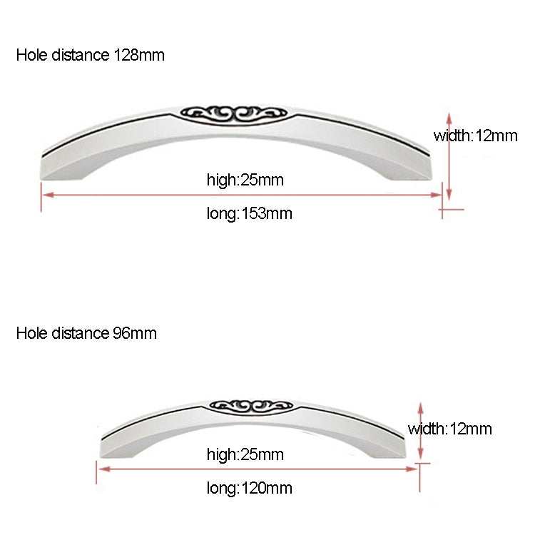 5 PCS 6541-96 Stainless Steel Cabinet Door Drawer Handle