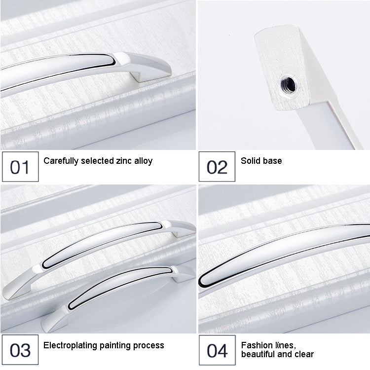 5 PCS 4086-96 Stainless Steel Cabinet Door Drawer Handle