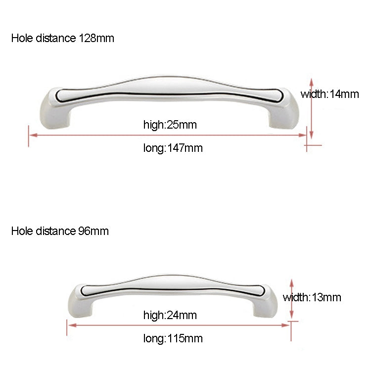 5 PCS 4092-96 Stainless Steel Cabinet Door Drawer Handle