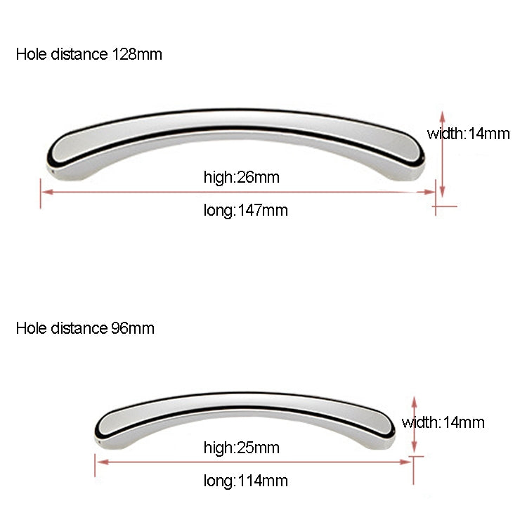 5 PCS 4093-96 Stainless Steel Cabinet Door Drawer Handle