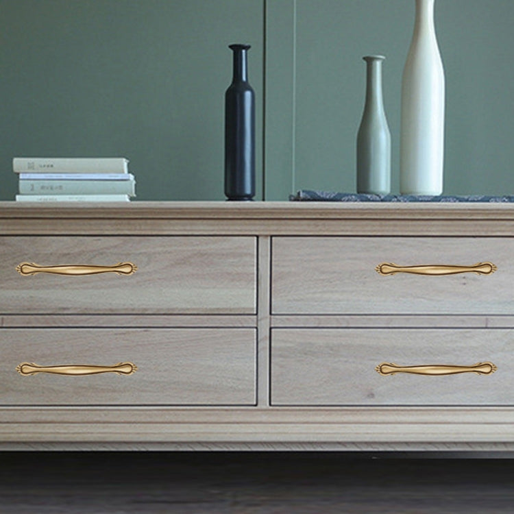 6030T-128 Pure Copper Solid Thickening Cabinet Wardrobe Handle