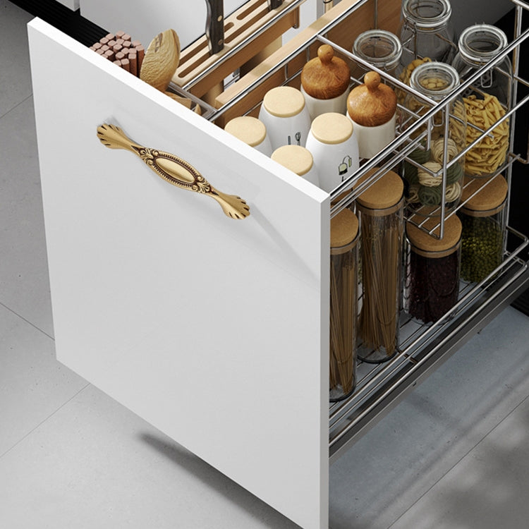 6590T-128 Pure Copper Solid Thickening Cabinet Wardrobe Handle