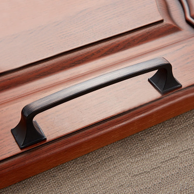 5 PCS 6222-128 Simple Furniture Cabinet Handle Black Bronze Handle