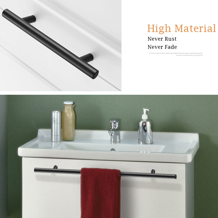 2 PCS 9001A-256 Simple Furniture Cabinet Handle Aluminum Profile Round Handle