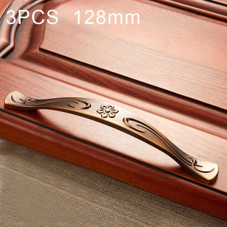 3 PCS 6529-128 American Pastoral Coffee Retro Cabinet Handle