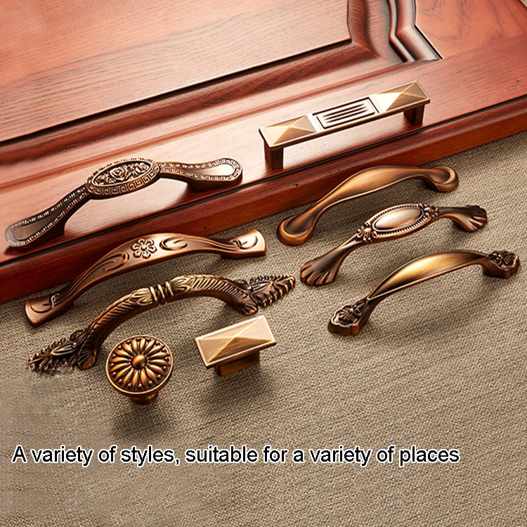 3 PCS 6529-128 American Pastoral Coffee Retro Cabinet Handle