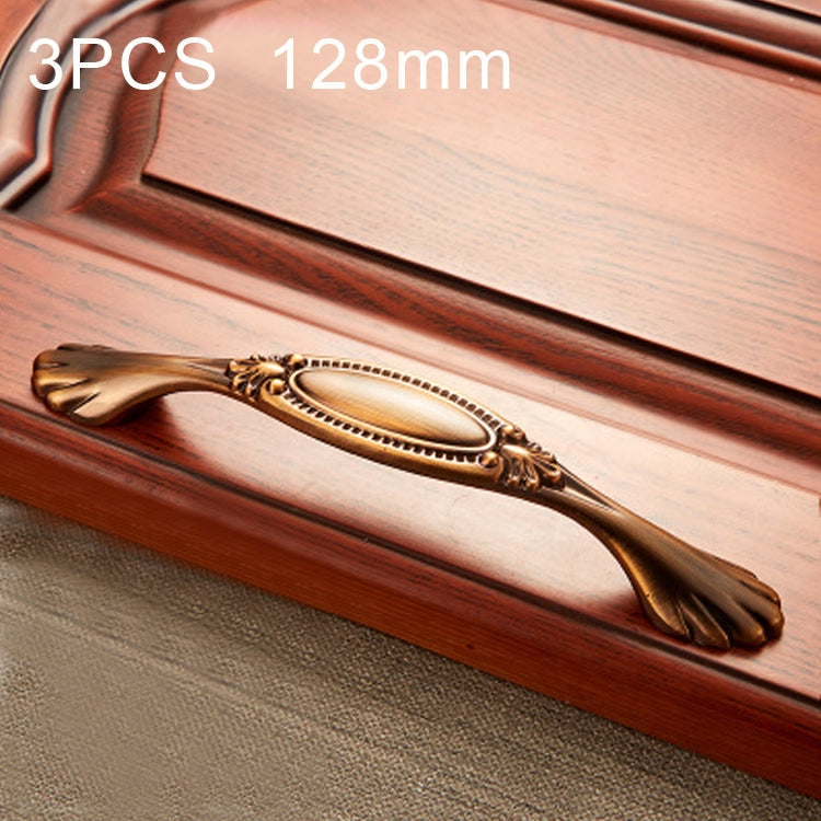 3 PCS 6590-128 American Pastoral Coffee Retro Cabinet Handle