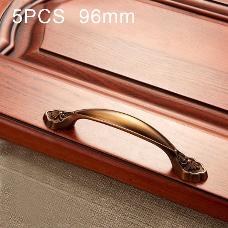 5 PCS 6526-96 American Pastoral Coffee Retro Cabinet Handle