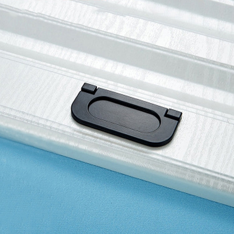 5 PCS 1052-64 Simple European Furniture Drawer Hidden Buckle Handle (Matte Black)