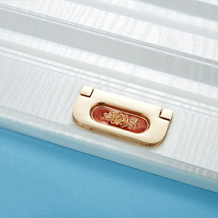 5 PCS 6530-64 Simple European Furniture Drawer Hidden Buckle Handle (Red Amber)