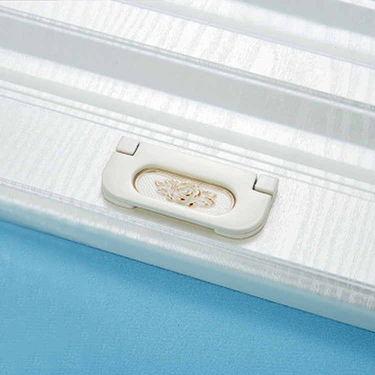 5 PCS 6530-64 Simple European Furniture Drawer Hidden Buckle Handle (Ivory White)