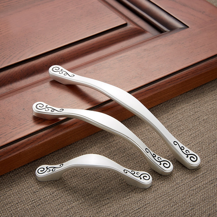 5 PCS 4087-96 Simple Furniture Cabinet Handle Full Polished Alloy Handle