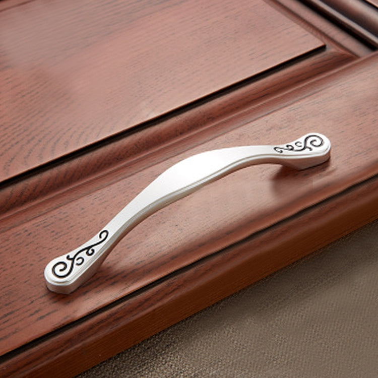 5 PCS 4087-96 Simple Furniture Cabinet Handle Full Polished Alloy Handle