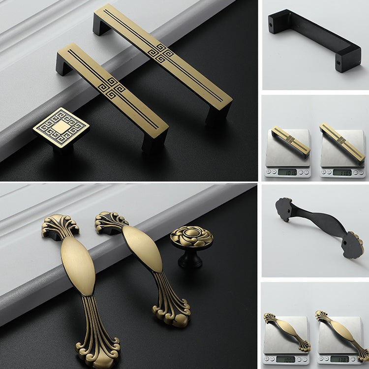 1005-128 Cabinet Wardrobe Door Handle Solid Copper Door Handle