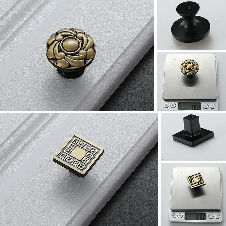 1009 Cabinet Wardrobe Door Handle Solid Copper Door Handle