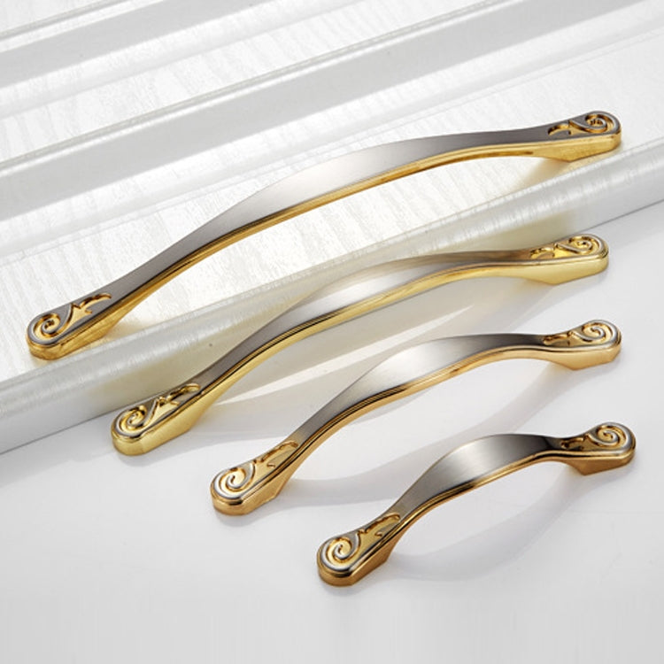 5 PCS 4041-96 Double Gold Zinc Alloy Cabinet Handle Pitch: 96mm